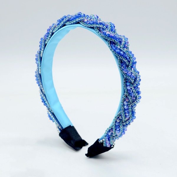 Wholesale crystal rhinestone flannel headband JDC-HD-Yul040 Headband 雨灵 Wholesale Jewelry JoyasDeChina Joyas De China