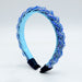 Wholesale crystal rhinestone flannel headband JDC-HD-Yul040 Headband 雨灵 blue Wholesale Jewelry JoyasDeChina Joyas De China