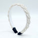 Wholesale crystal rhinestone flannel headband JDC-HD-Yul040 Headband 雨灵 white Wholesale Jewelry JoyasDeChina Joyas De China