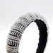 Wholesale crystal rhinestone flannel sponge headband JDC-HD-Yul090 Headband 雨灵 Wholesale Jewelry JoyasDeChina Joyas De China