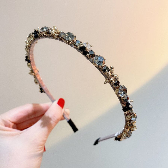 Wholesale crystal rhinestone hair band JDC-HD-CR001 Headband 楚柔 Wholesale Jewelry JoyasDeChina Joyas De China