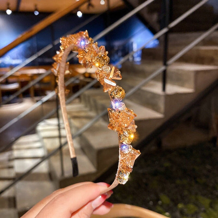 Wholesale Crystal Rhinestone Hair Band JDC-HD-CR002 Headband 楚柔 Wholesale Jewelry JoyasDeChina Joyas De China