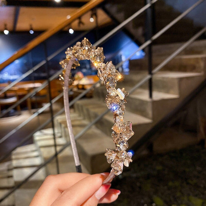 Wholesale Crystal Rhinestone Hair Band JDC-HD-CR002 Headband 楚柔 37 Wholesale Jewelry JoyasDeChina Joyas De China