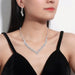Wholesale Crystal Rhinestone Necklaces Set JDC-NE-JX007 Necklaces 锦希 Wholesale Jewelry JoyasDeChina Joyas De China
