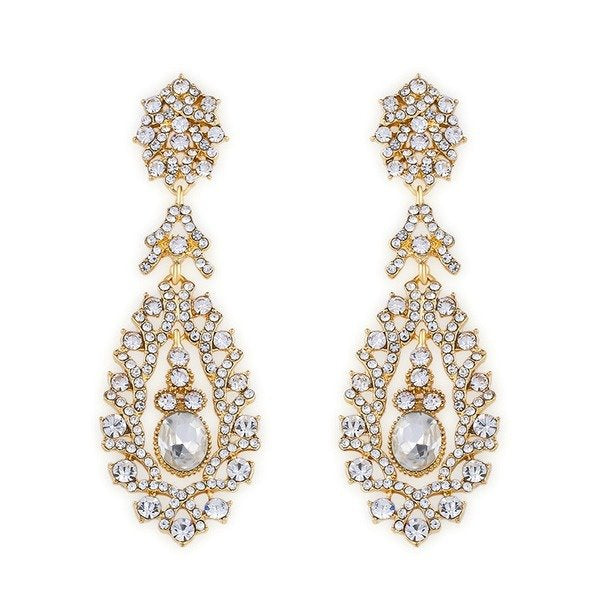Wholesale Crystal Silver Earrings JDC-ES-AS058 Earrings 翱?N Wholesale Jewelry JoyasDeChina Joyas De China
