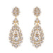 Wholesale Crystal Silver Earrings JDC-ES-AS058 Earrings 翱?N Golden Wholesale Jewelry JoyasDeChina Joyas De China