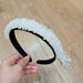 Wholesale crystal vintage beaded hair band JDC-HD-O393 Headband 潮炫 white Wholesale Jewelry JoyasDeChina Joyas De China