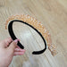 Wholesale crystal vintage beaded hair band JDC-HD-O393 Headband 潮炫 Yellow Wholesale Jewelry JoyasDeChina Joyas De China