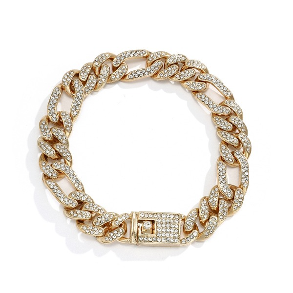Wholesale Cuban buckle chain bracelet women JDC-BT-KJ030 Bracelet JoyasDeChina gold 0833 Wholesale Jewelry JoyasDeChina Joyas De China