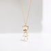 Wholesale cute bear copper necklace JDC-NE-Jif030 Necklaces 集沣 Wholesale Jewelry JoyasDeChina Joyas De China