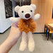 Wholesale cute bear hug Plush hair circle JDC-HS-i301 Hair Scrunchies JoyasDeChina 3# nuclear Plush Bear Wholesale Jewelry JoyasDeChina Joyas De China
