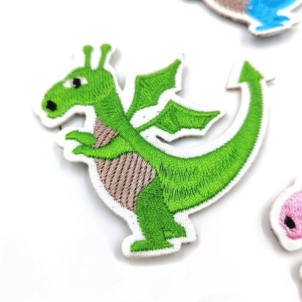 Wholesale cute cartoon dinosaur embroidery cloth paste embroidery JDC-ER-XF022 embroidery JoyasDeChina Wholesale Jewelry JoyasDeChina Joyas De China