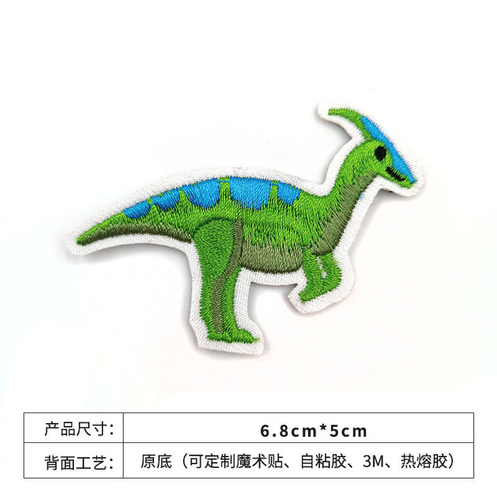 Wholesale cute cartoon dinosaur embroidery cloth paste embroidery JDC-ER-XF022 embroidery JoyasDeChina Dinosaur 10 Wholesale Jewelry JoyasDeChina Joyas De China