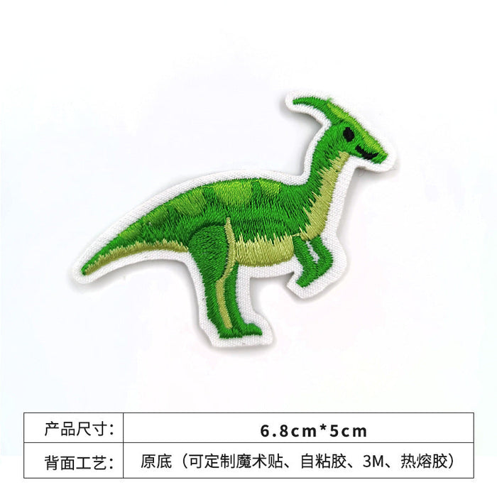 Wholesale cute cartoon dinosaur embroidery cloth paste embroidery JDC-ER-XF022 embroidery JoyasDeChina Dinosaur 11 Wholesale Jewelry JoyasDeChina Joyas De China