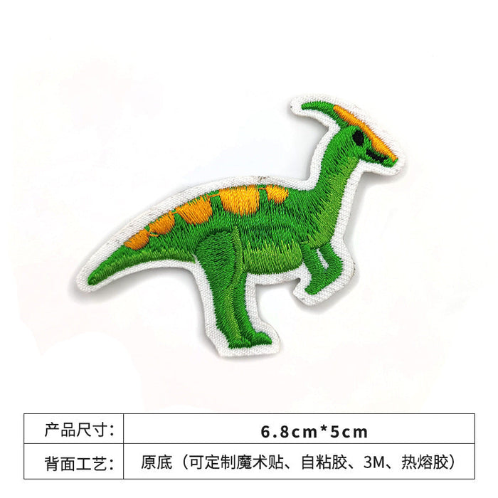 Wholesale cute cartoon dinosaur embroidery cloth paste embroidery JDC-ER-XF022 embroidery JoyasDeChina Dinosaur 12 Wholesale Jewelry JoyasDeChina Joyas De China