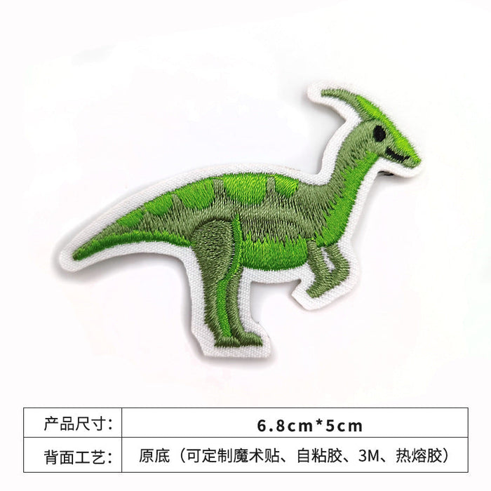 Wholesale cute cartoon dinosaur embroidery cloth paste embroidery JDC-ER-XF022 embroidery JoyasDeChina Dinosaur 13 Wholesale Jewelry JoyasDeChina Joyas De China