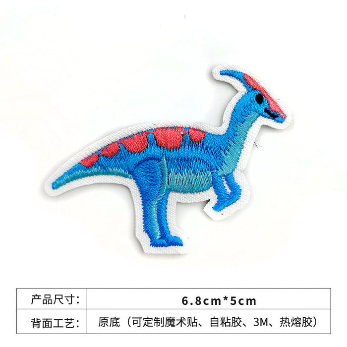 Wholesale cute cartoon dinosaur embroidery cloth paste embroidery JDC-ER-XF022 embroidery JoyasDeChina Dinosaur 17 Wholesale Jewelry JoyasDeChina Joyas De China