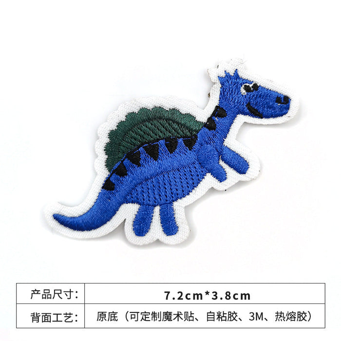 Wholesale cute cartoon dinosaur embroidery cloth paste embroidery JDC-ER-XF022 embroidery JoyasDeChina Dinosaur 2 Wholesale Jewelry JoyasDeChina Joyas De China