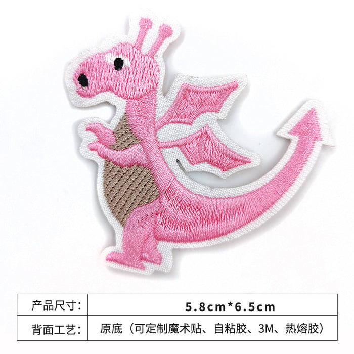 Wholesale cute cartoon dinosaur embroidery cloth paste embroidery JDC-ER-XF022 embroidery JoyasDeChina Dinosaur 20 Wholesale Jewelry JoyasDeChina Joyas De China