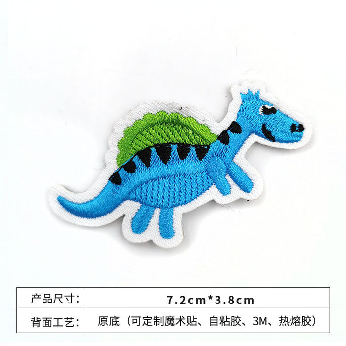 Wholesale cute cartoon dinosaur embroidery cloth paste embroidery JDC-ER-XF022 embroidery JoyasDeChina Dinosaur 4 Wholesale Jewelry JoyasDeChina Joyas De China