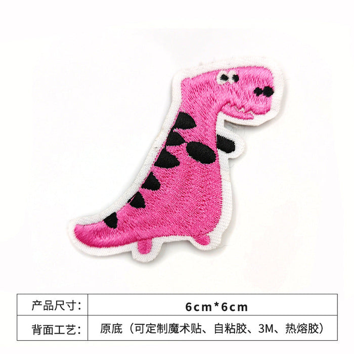 Wholesale cute cartoon dinosaur embroidery cloth paste embroidery JDC-ER-XF022 embroidery JoyasDeChina Dinosaur 5 Wholesale Jewelry JoyasDeChina Joyas De China