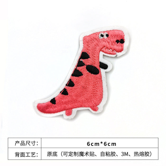Wholesale cute cartoon dinosaur embroidery cloth paste embroidery JDC-ER-XF022 embroidery JoyasDeChina Dinosaur 7 Wholesale Jewelry JoyasDeChina Joyas De China