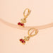 Wholesale cute cherry alloy earrings JDC-ES-AYN324 earrings JoyasDeChina E2023-cherry Wholesale Jewelry JoyasDeChina Joyas De China