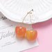 Wholesale Cute Cherry Metal Earrings JDC-ES-GSMDD016 Earrings 萌豆豆 Wholesale Jewelry JoyasDeChina Joyas De China