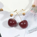 Wholesale Cute Cherry Metal Earrings JDC-ES-GSMDD016 Earrings 萌豆豆 E1321-3 L Wholesale Jewelry JoyasDeChina Joyas De China