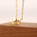 Wholesale cute peach heart titanium steel necklace JDC-NE-Jif013 Necklaces 集沣 Wholesale Jewelry JoyasDeChina Joyas De China