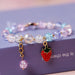 Wholesale cute pendant crystal beaded bracelet JDC-BT-GSYXH018 Bracelet JoyasDeChina Colorful Strawberries Wholesale Jewelry JoyasDeChina Joyas De China