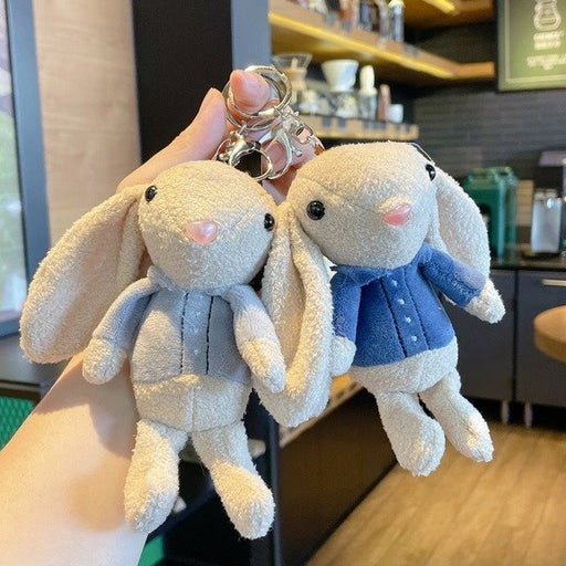 Wholesale cute plush bunny keychain JDC-KC-JG090 Keychains 金葛 Wholesale Jewelry JoyasDeChina Joyas De China