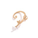 Wholesale cute simple cat alloy earrings JDC-ES-DN009 Earrings 道妮 gold Wholesale Jewelry JoyasDeChina Joyas De China