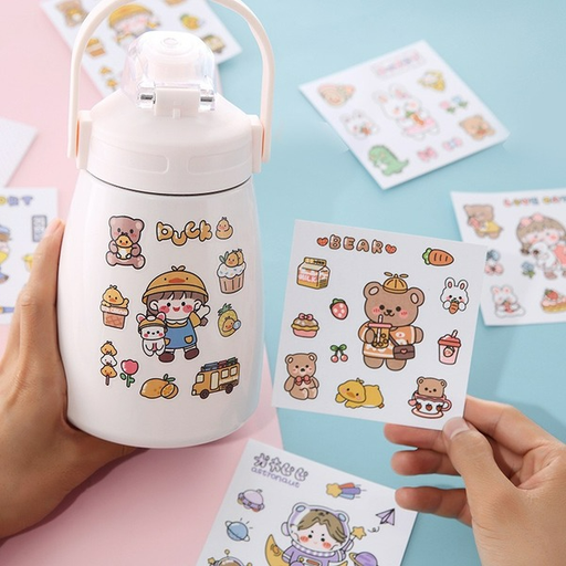 Wholesale cute sticker cartoon Mug sticker JDC-ST-GSWL005 Sticker JoyasDeChina Wholesale Jewelry JoyasDeChina Joyas De China