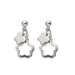 Wholesale cutout flower stud earrings JDC-ES-HZQ002 Earrings 青之荷 Wholesale Jewelry JoyasDeChina Joyas De China