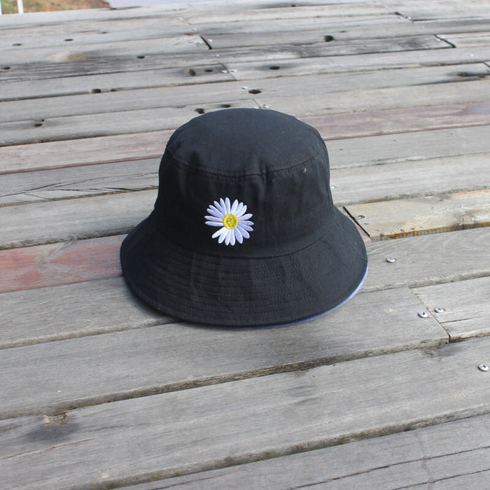 Wholesale daisy fisherman outdoor visor JDC-FH-Hanc004 Fashion hat 涵承 Black Wholesale Jewelry JoyasDeChina Joyas De China