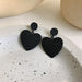 Wholesale dark black alloy earrings JDC-ES-W359 Earrings JoyasDeChina 4# 17547 Wholesale Jewelry JoyasDeChina Joyas De China