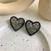 Wholesale dark black alloy earrings JDC-ES-W359 Earrings JoyasDeChina 6# 17549 Wholesale Jewelry JoyasDeChina Joyas De China