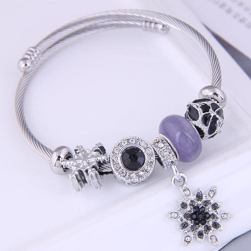 Wholesale dark blue alloy bracelet JDC-BT-WY112 Bracelet 威扬 Black Wholesale Jewelry JoyasDeChina Joyas De China
