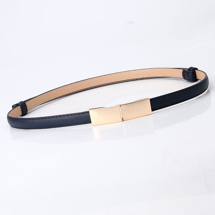 Wholesale dark leather adjustable belt Womenbelt JDC-WB-JL073 Womenbelt JoyasDeChina Navy Wholesale Jewelry JoyasDeChina Joyas De China