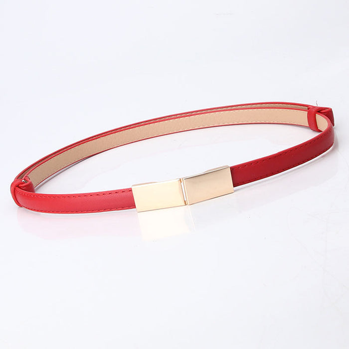 Wholesale dark leather adjustable belt Womenbelt JDC-WB-JL073 Womenbelt JoyasDeChina red Wholesale Jewelry JoyasDeChina Joyas De China