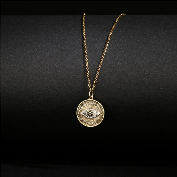 Bulk Jewelry Wholesale demon eye pendant necklace JDC-ag138 Wholesale factory from China YIWU China