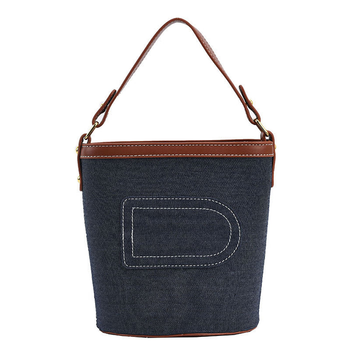Wholesale Denim canvas handbags JDC-HB-JunLi022 Handbags 骏丽 navy blue Wholesale Jewelry JoyasDeChina Joyas De China