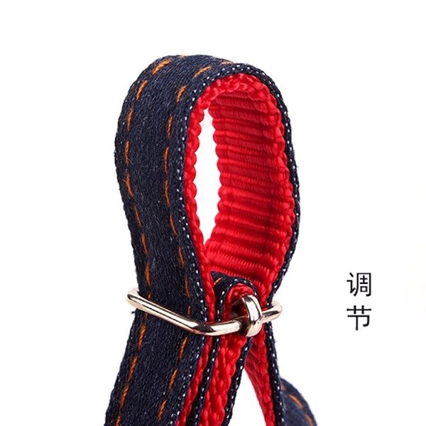 Wholesale denim chest harness nylon pet leash JDC-PL-PDM014 Pet Leash 派多萌 Wholesale Jewelry JoyasDeChina Joyas De China
