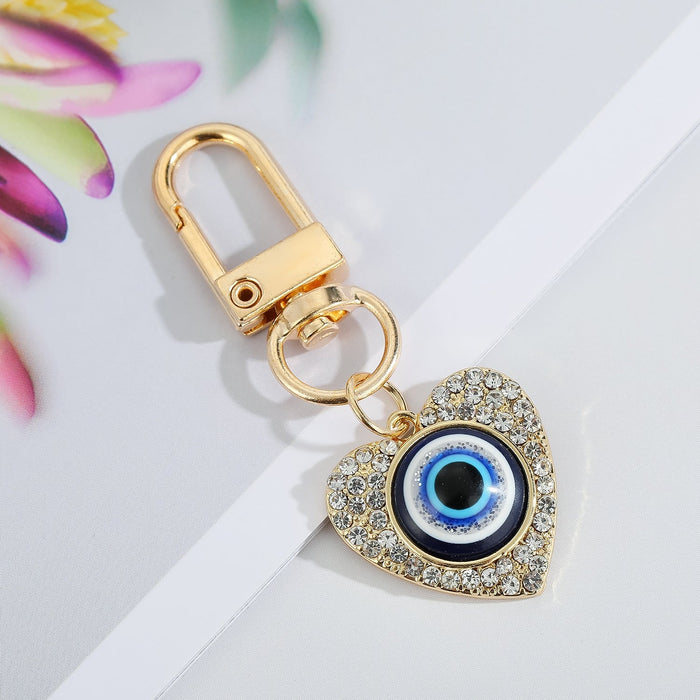 Wholesale Devil's Eye Alloy Keychain MOQ≥6 JDC-KC-Juej001 Keychains 觉际 10 Wholesale Jewelry JoyasDeChina Joyas De China