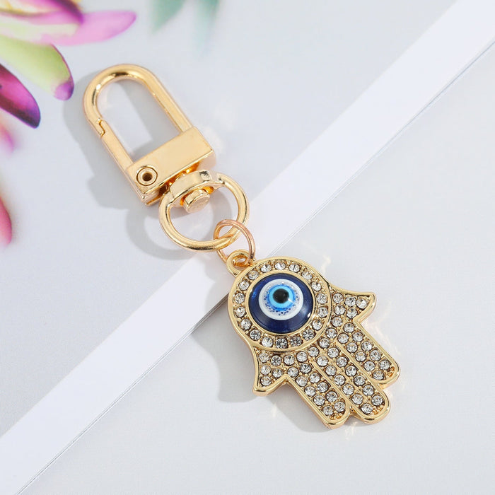 Wholesale Devil's Eye Alloy Keychain MOQ≥6 JDC-KC-Juej001 Keychains 觉际 Wholesale Jewelry JoyasDeChina Joyas De China