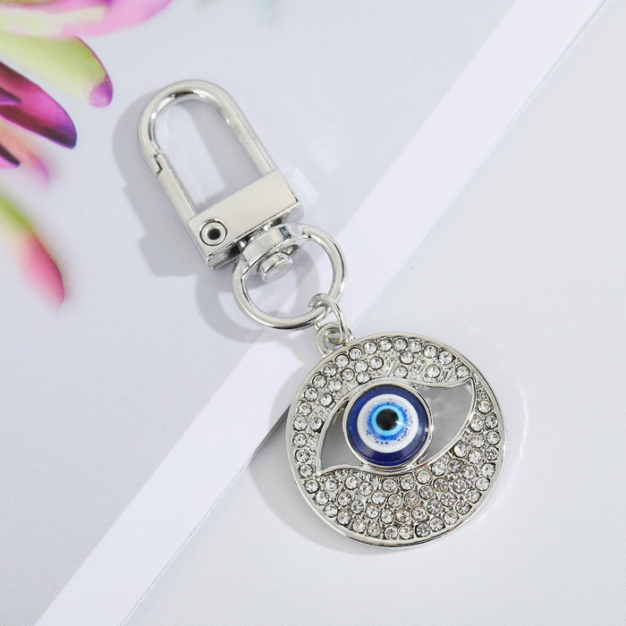 Wholesale Devil's Eye Alloy Keychain MOQ≥6 JDC-KC-Juej001 Keychains 觉际 Wholesale Jewelry JoyasDeChina Joyas De China