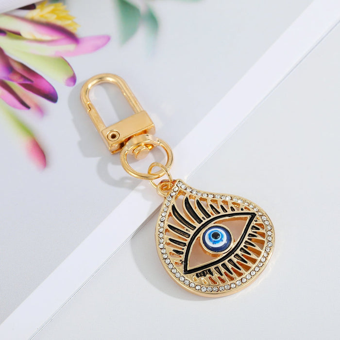Wholesale Devil's Eye Alloy Keychain MOQ≥6 JDC-KC-Juej001 Keychains 觉际 6 Wholesale Jewelry JoyasDeChina Joyas De China
