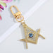 Wholesale Devil's Eye Alloy Keychain MOQ≥6 JDC-KC-Juej001 Keychains 觉际 Wholesale Jewelry JoyasDeChina Joyas De China