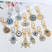 Wholesale Devil's Eye Alloy Keychain MOQ≥6 JDC-KC-Juej001 Keychains 觉际 Wholesale Jewelry JoyasDeChina Joyas De China
